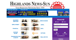 Desktop Screenshot of newssun.org