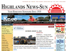 Tablet Screenshot of newssun.com